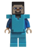 LEGO min042 Steve - Medium Azure Armor (21130)