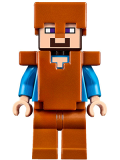 LEGO min044 Steve - Dark Orange Helmet, Armor and Legs (21132)